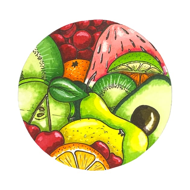 Fruits by DoodlyStickers