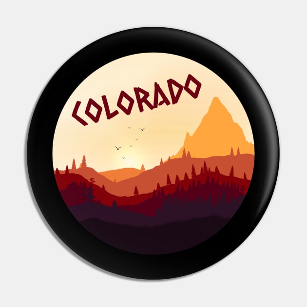 Colorado ski - Colorado hiking Pin by UbunTo