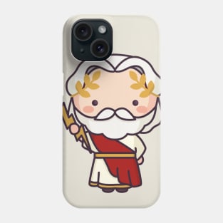 Cute Greek God Zeus Cartoon Phone Case