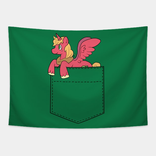 Pocket Princess Big Mac Tapestry by AmyNewBlue