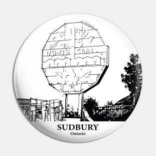 Sudbury - Ontario Pin