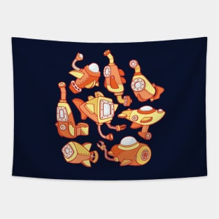 Sunny Submarines Tapestry