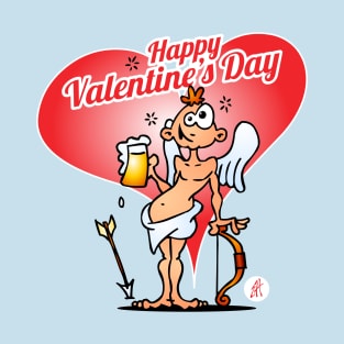 Cupid with a beer T-Shirt