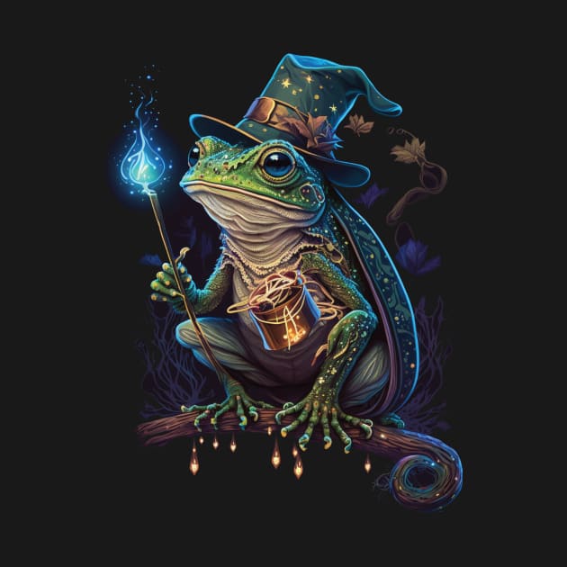 wizard frog by rocknerd