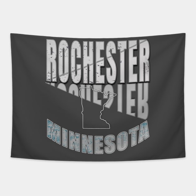 Rochester Mn Tapestry by TeeText
