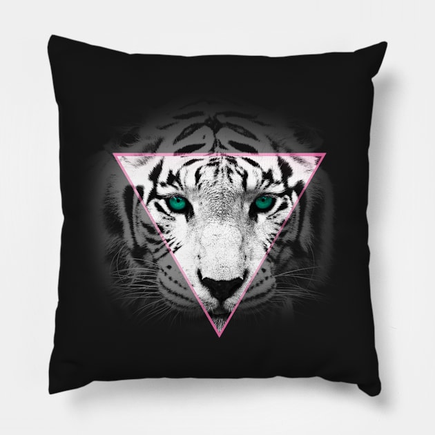 tiger Pillow by MARK ASHKENAZI