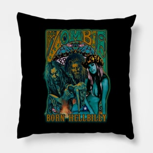 Born Hellbilly (Version 1) Pillow