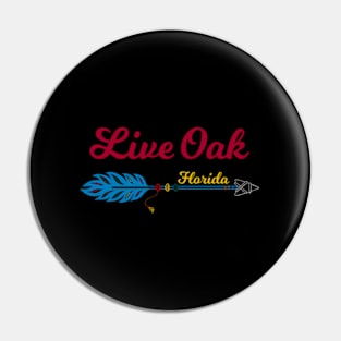 Live Oak Florida Pin