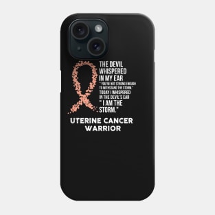 The Devil- Uterine cancer Awareness Support Ribbon Phone Case