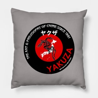 Yakuza The Art Of Crime(R) By Abby Anime(c) Pillow