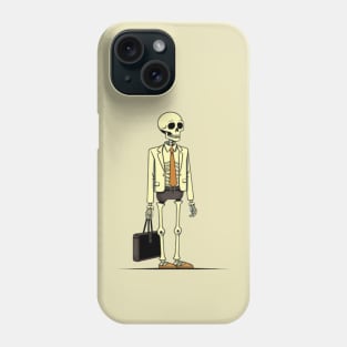 Preppy Skeleton, corpo Phone Case