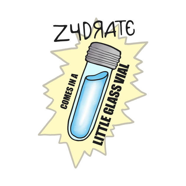 Zydrate comes in a little glass vial by TheLovelyHero