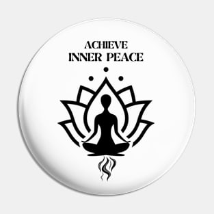 Achieve Inner Peace (w/ FARTs) Pin