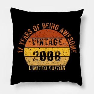 17 years of being awesome limited editon 2006 Pillow