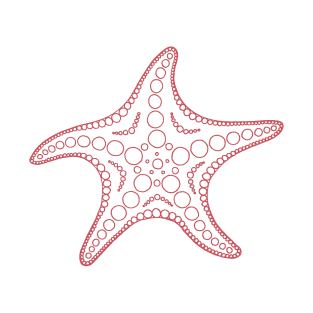 Starfish (coral/white) T-Shirt