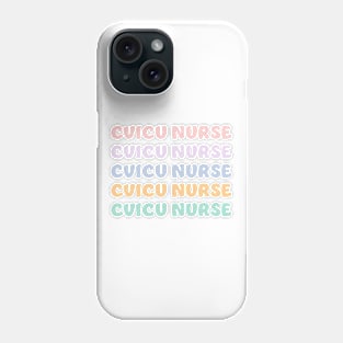 cvicu nurse Phone Case