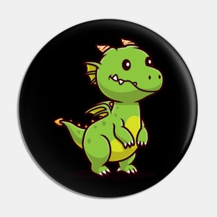 Cute Dragon Cartoon Pin