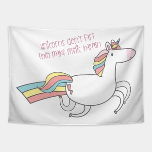 Unicorn farts Tapestry