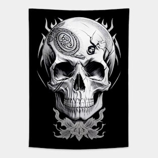 Tribal Skull Tapestry