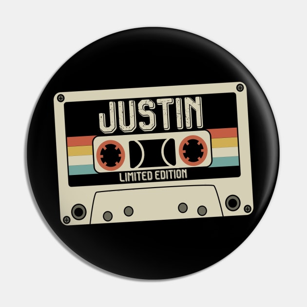 Justin - Limited Edition - Vintage Style Pin by Debbie Art