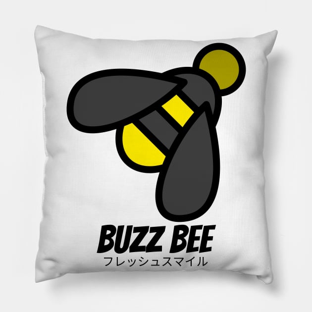 Buzz Bee Busy Honey Bee Pillow by BradleyHeal