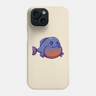 Cute Piranha Fish Cartoon Phone Case