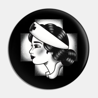 Nurse Tattoo traditional Pin