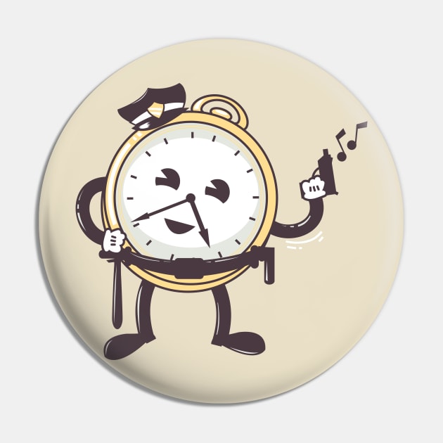 Time Cop Pin by ryderdoty