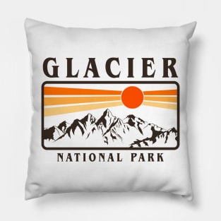 glacier national park Pillow