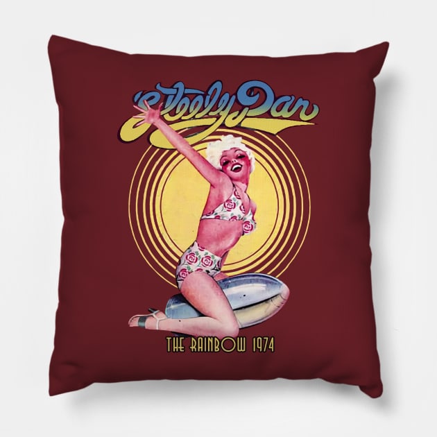 STEELY DAN THE RAINBOW 1974 Pillow by DewaKipas99