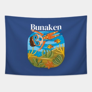 Bunaken Marine Park (Indonesia Travel) Tapestry