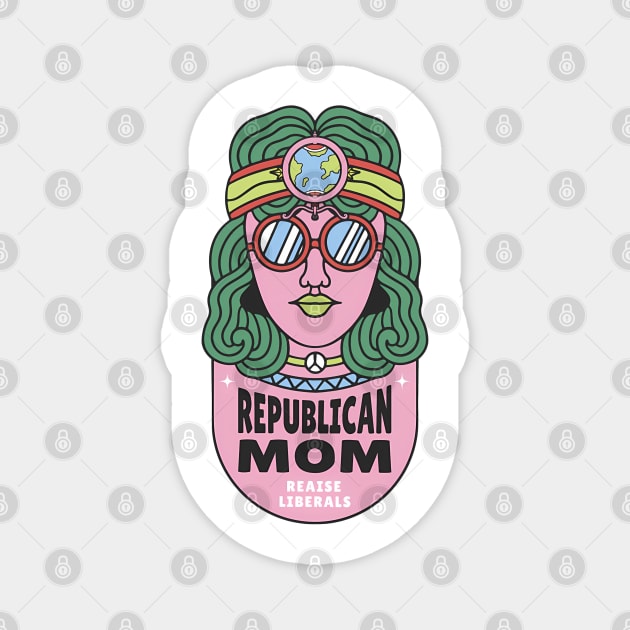 Republican Mom Magnet by Zachariya420