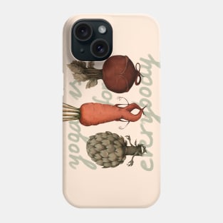 vegetables yoga Phone Case