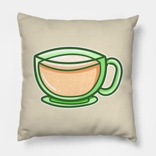 Cup of coffee kawaii Pillow