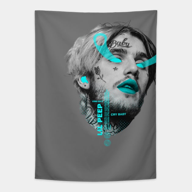 Lil peep crybaby tapestry best sale