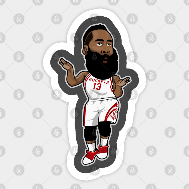 James Harden Cartoon Style.