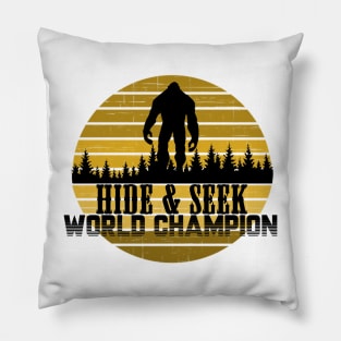 Bigfoot Hide & Seek World Champion Pillow