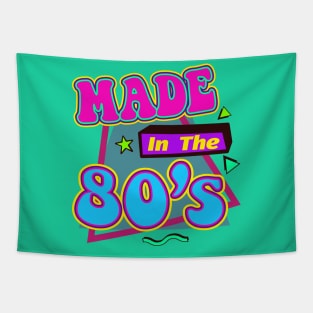 Made in the 80s Retro Vintage Style Tapestry