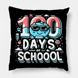 100 Days of School Pillow