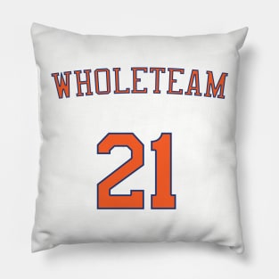 WHOLETEAM Shirsey Pillow