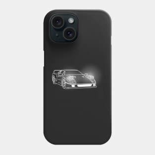 Hidden headlamps on F40 Phone Case