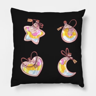 Pan potions sticker set Pillow