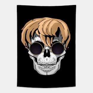 Stylish blonde skull Tapestry