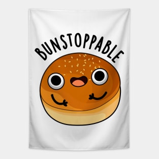 Bunstoppable Cute Bun Pun Tapestry