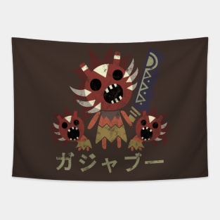 Monster Hunter World Gajalaka Kanji Tapestry