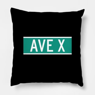 Ave X Pillow