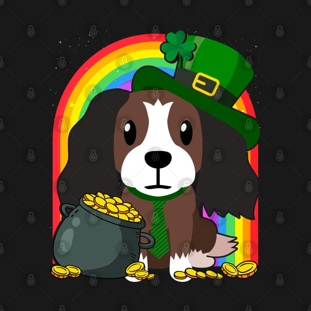 Charles Rainbow Irish Clover St Patrick Day Dog Gift graphic by theodoros20