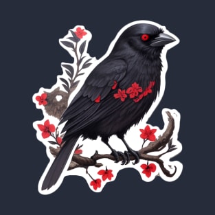 Murder Crow Sticker T-Shirt
