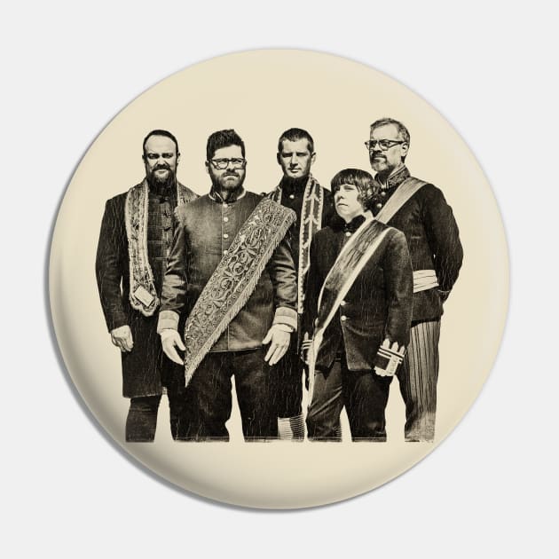 The Decemberists  Retro Vintage Pin by TuoTuo.id