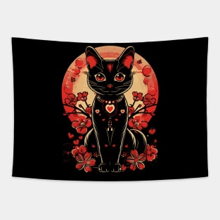 Japanese Lucky Cat | Maneki Neko Tapestry